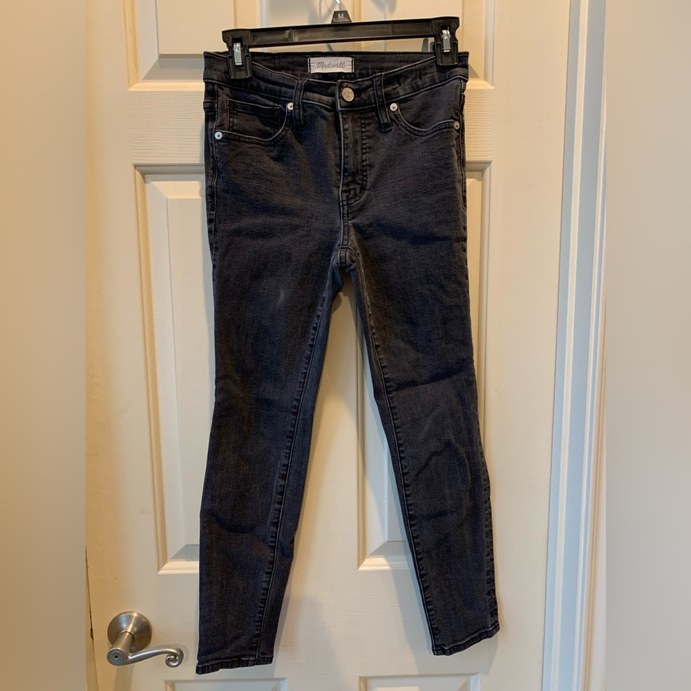 Madewell 9” high rise skinny jeans, 26P, good condition!
